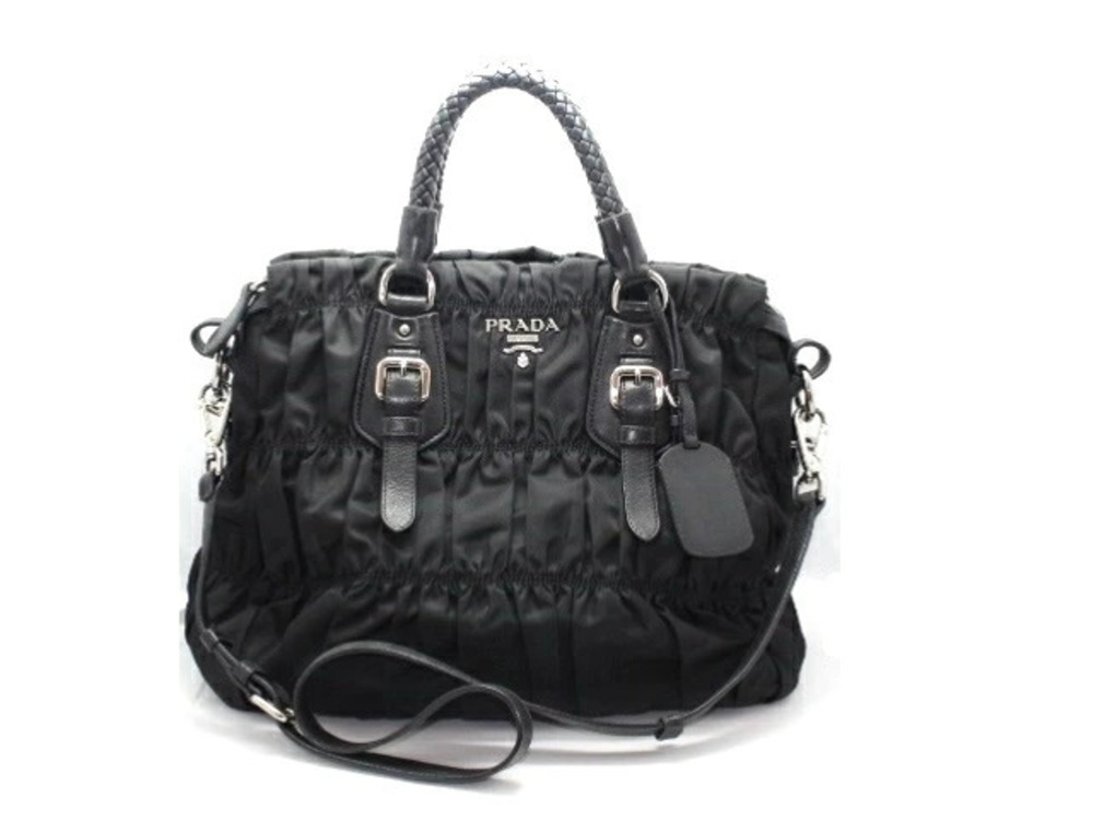 Prada Tessuto Handbag black